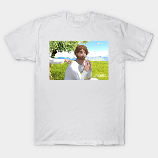 Jesus in the Garden ( Getsemani ) T-Shirt by Andrea Matarazzo